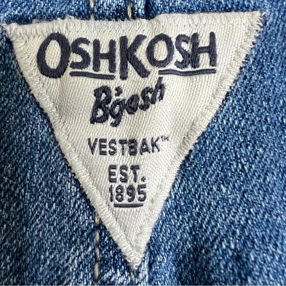 Oshkosh B'gosh Vestbak‎ Toddler 24M Blue Jean Jumpsuit Heart